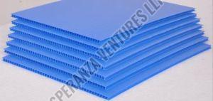 Blue PP Corrugated Sheets