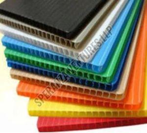 Multicolor PP Corrugated Sheets