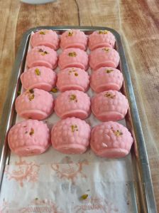 Strawberry Sandesh