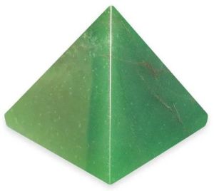 Natural Green Jade Pyramid