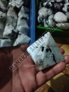 Natural Rainbow Moonstone Pyramid