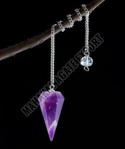 Purple Amethyst Quartz Pendulum