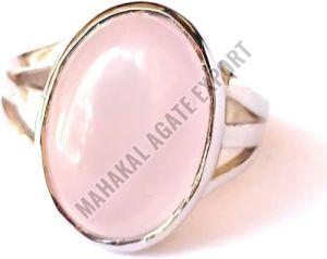 Natural Rose Quartz Ring