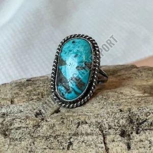 Natural Firoza Turquoise Ring