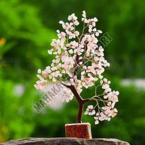 300 Beads Rose Quart Gemstone Tree