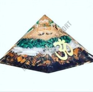 Gemstone Seven Chakra Layer Orgone Pyramid