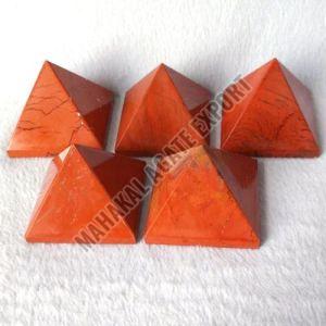 Natural Red Jasper Pyramid