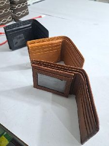 Leather credit card wallet