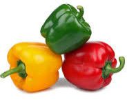 green red yellow capsicum