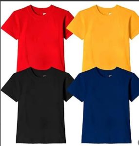 Boys Cotton Plain T Shirt