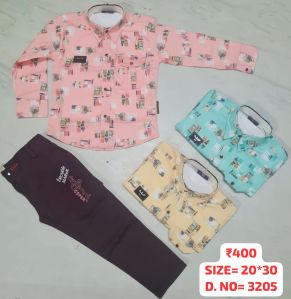 Boys Fancy Shirt And Pant Set