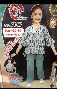 Girls Fancy Top and Pant Set