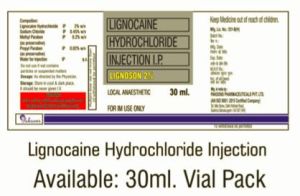 Lignocaine Hydrochloride Injection IP