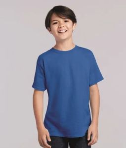 Boys Cotton Plain T Shirt