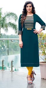 Ladies Full Sleeve Nylon Kurti