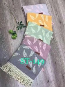 Chinese Woolen Printed Stole