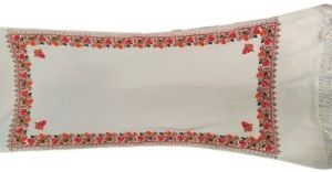 Ladies Embroidered Acrylic Border Stole