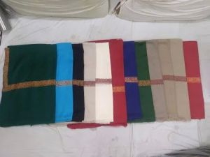 Multicolor Polywool Neem Dour Shawl