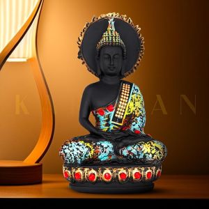 Meditating Multicolor Buddha Statue