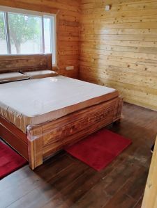 wooden designer bed