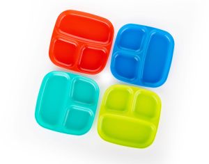 3 Compartment Plastic Plate