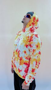 Mens Full Sleeves Tie Dye Hoodie