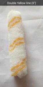 4 Inch Yellow Stripe Fur Paint Roller
