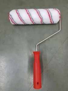 Red Striped Line Paint Roller Brush