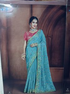 bandhej designer sarees