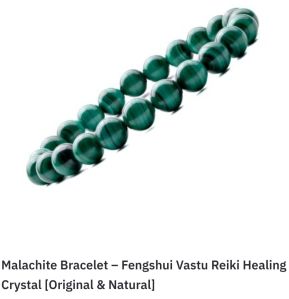 Green Malachite Gemstone Bracelet