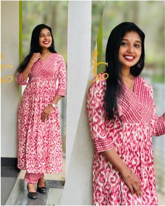 Printed Churidar Suit