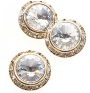 Round Crystal Button