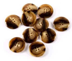 Round Horn Button