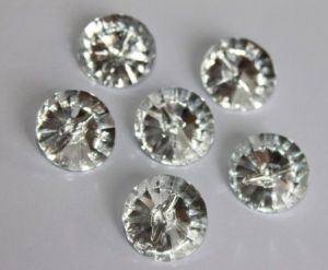Round Imitation Button