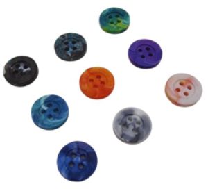 Round Plastic Button