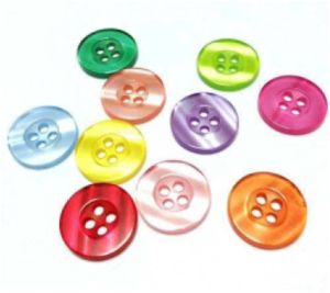 Round Plastic Button