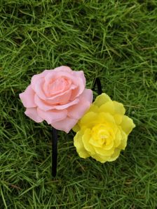 Artificial Rose Flowers Bow