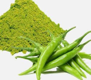 Dehydrated Green Chilli Powder