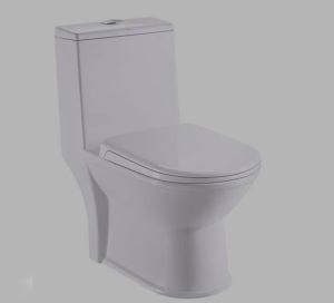 Ceramic One Piece Toilet Commode