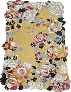 Hand Tufted Modern Floral Rug