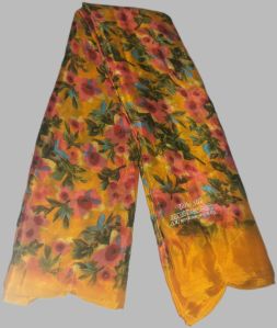 Printed Crepe Silk Saree