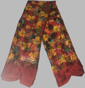 Printed Crepe Silk Saree