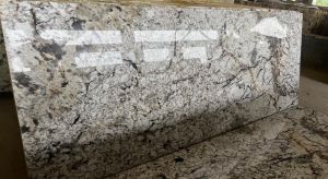 Alaska white polished granite slab