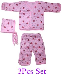 3 Pcs Hosriey Baby Clothes Set