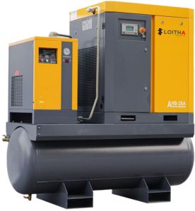 tank mounted screw air compressor