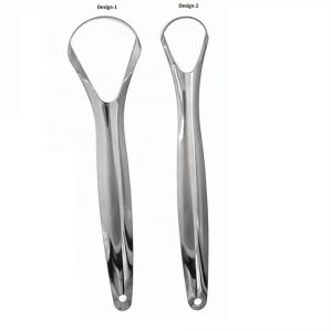 Stainless Steel Tongue Cleaner Scraper For Oral Hygiene