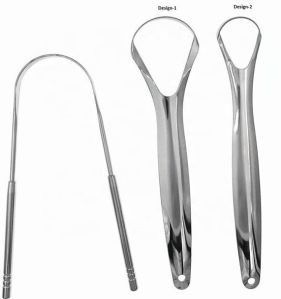 Stainless Steel Tongue Cleaner Scraper For Oral Hygiene