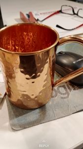 Plain Copper Mugs