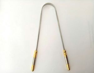 High Quality Rust-Free Reusable Stainless Steel Tongue Cleaner