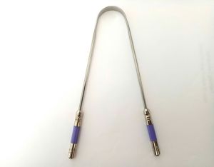 High Quality Rust-Free Reusable Stainless Steel Tongue Cleaner